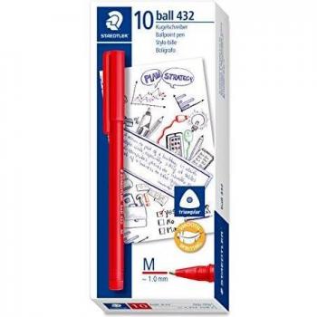 STAEDTLER 432 M-2 - Bolígrafo, color rojo