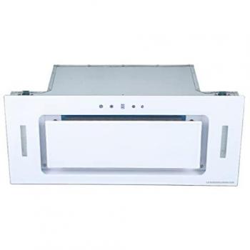 Campana Cassette Cristal Templado Blanco 230W Clase Energética A Panel Táctil Digital