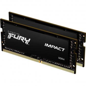 Kingston Technology FURY 64GB 2666MT/s DDR4 CL16 SODIMM (Kit of 2) Impact