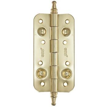 Bisagra Seguridad 916 150x80 mm Canto Redondo con Remate Dorado