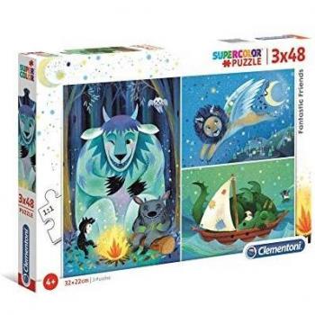 Amigos Fantásticos Puzzle 3 en 1