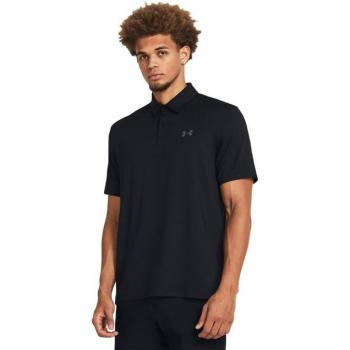 Under Armour T2G Men's Short Sleeve Golf Polo - Black/Grey