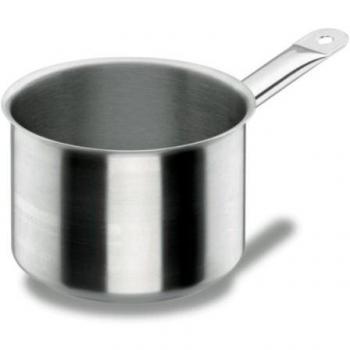 Lacor Chef-Classic 50219 - Cazo recto alto, Acero Inoxidable 18/10, 18 cm