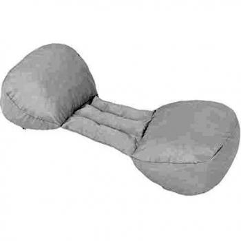 vidaXL Almohada de Embarazo con Forma Alas 76x42x16cm Blanca Maternidad Bebé