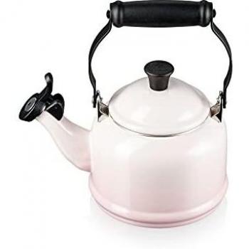 Tetera Demi Le Creuset de 1,1 litros en acero color Rosa Shell