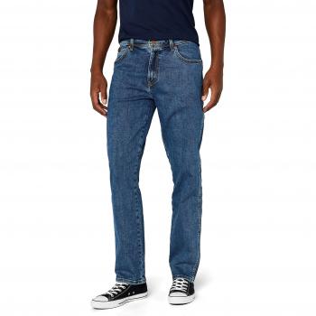 Men's Wrangler Texas Medium Stretch Stonewash Jeans - Blue - Size 42/30