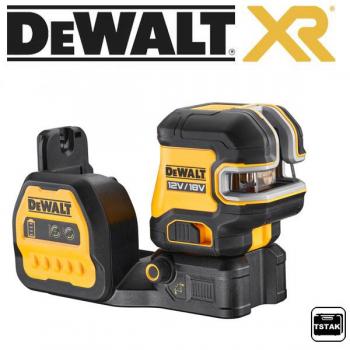 Dewalt DCE822NG18-XJ Nivel Láser Autonivelante Verde de Líneas en Cruz + 2 Puntos XR 18V/12V Sin Cargador/Batería