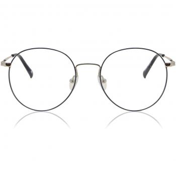 Montura Completa Ovalada Metálica Azul para Hombre - Gafas Recetadas Anti-Azules - SmartBuy Collection