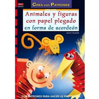 Serie papel nº 32. ANIMALES Y FIGURAS CON PAPEL PLEGADO EN FORMA DE ACORDEÓN