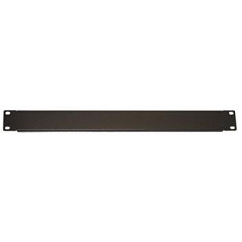 Panel Ciego 1 Unidad para Cierre de Espacios Vacíos en Armarios Rack 19 Color Negro