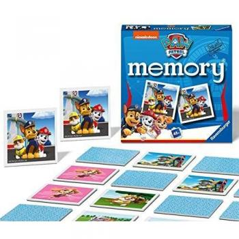 Juego de Memoria Mini Paw Patrol Ravensburger - Emparejamiento de Imágenes para Niños a Partir de 3 Años