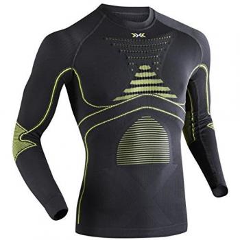 X-Bionic Eacc.Evo - Camiseta de compresión, de manga larga para hombre, color gris, talla XL