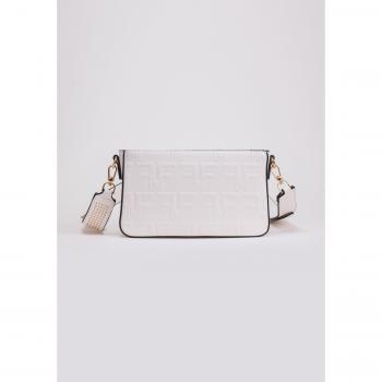 Fracomina White Weekend Bag, ONE SIZE