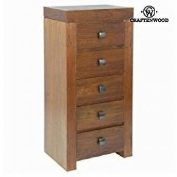 Cassettiera nature colore noce - Nogal Collezione by Craften Wood
