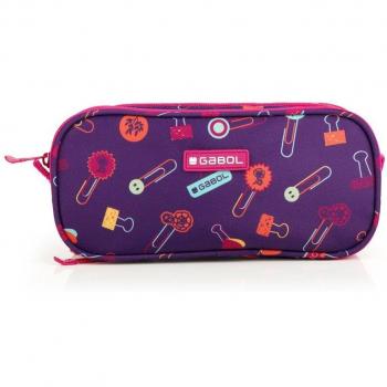 Estuche triple Gabol Diary con cremallera