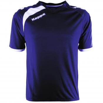 Kappa Pavie SS Camiseta Fútbol, Unisex, Azul Marino, 14Y