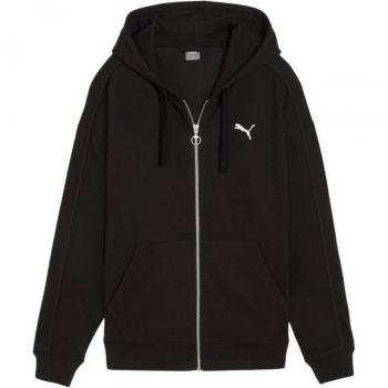 Chaqueta Puma Her Full-Zip Negra para Mujer, Sudadera Puma Her Negro (XS)
