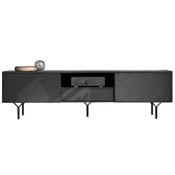 Mueble TV Lima C109, Grafito, 2 Puertas, 1 Cajón, 180 x 51 x 38 cm