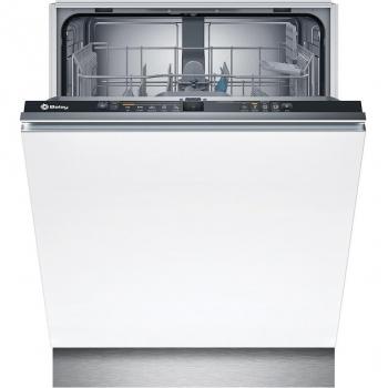 Lavavajillas integrable Balay 3VF5012NP, 60 cm, 12 cubiertos, Motor Extrasilencioso, Clase E, 5 Programas, Media carga, Home Connect, Negro