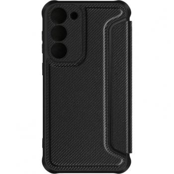 Funda para Samsung Galaxy S23 Plus con Tarjetero y Esquinas Reforzadas en Color Negro