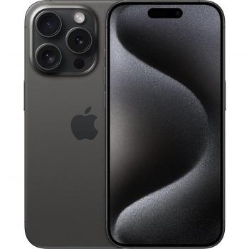 Apple iPhone 15 Pro 128GB Black Titanium, 6.1 Super Retina XDR Display, Dual SIM, iOS 17, 5G, 8GB RAM, 48MP Main Camera