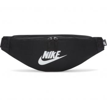 Riñonera Nike Heritage Waistpack - FA21 con Correa Ajustable en Color Negro