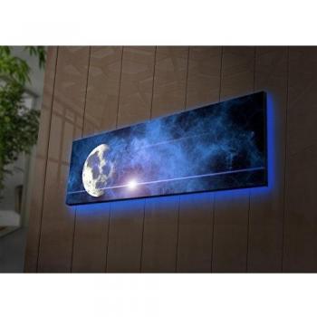 Asir Group LLC 3090DACT -54 Shining Decorativa Luces Led Lienzo Pintura, Multicolor