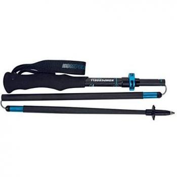 Komperdell Carbon C4 TRAILSTICK Vario-Folding Bastón, Adultos Unisex, Negro, L