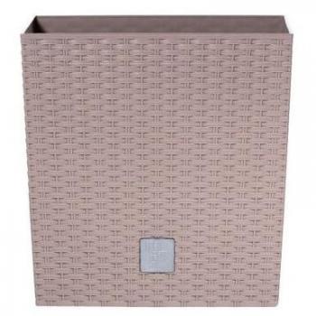 Maceta Rato 4 Litros con Cubilete Mocca 17x17x17 cm - Prosperplast