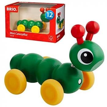 BRIO-Oruga Juego Primera Edad, Color Verde, 12meses