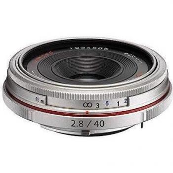 Pentax HD DA Limited 40mm F2.8 Lens - Silver