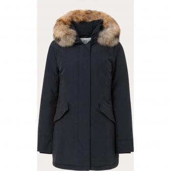 Woolrich Women's Navy Dark Blue Down Parka Size S