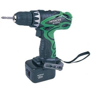 Hitachi DS12DVF3LR - Atornillador Bateria 12 V  3 baterias Ni Cd 1,4 Ah