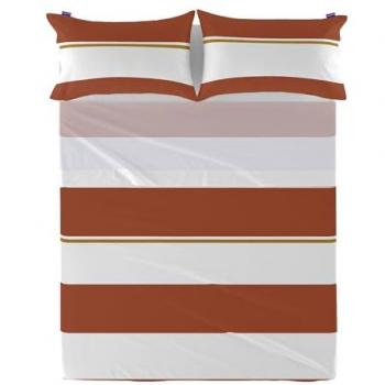 Sábana Encimera HappyFriday Blanc Golden Lands Multicolor 180 x 270 cm, 100% Algodón, Calidad de 150