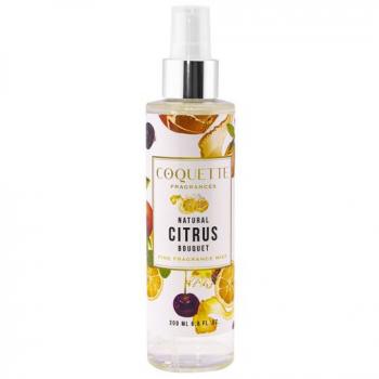 Coquette Citrus Fine Fragrance Mist Refrescante 200ml - Bruma Corporal con Aroma Cítrico y Fresco, Ideal para Refrescar Después de la Ducha