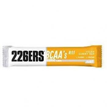 226ERS Vegan Gummy Bars, Barrita Energética Vegana con BCAAs 8:1:1, Mango - 1 barra