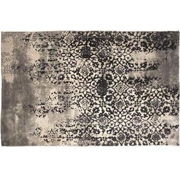 Alfombra de algodón desteñido con dibujo 180 x 120 cm