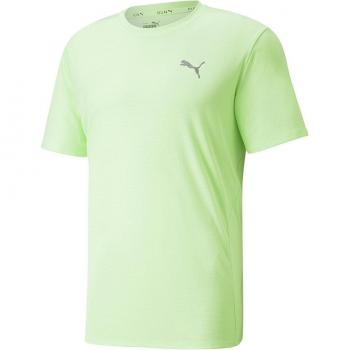 Puma Camiseta Hombre Run Favorite Verde Poliéster Drycell