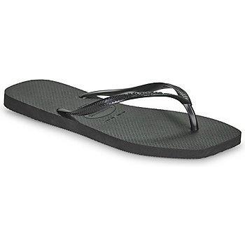 Havaianas Women's Slim Square Black Flip-Flops