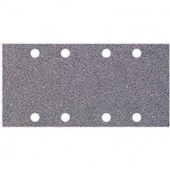wolfcraft 1123000 1123000-10 Tiras abrasivas con Adhesiva, para Pintura y Laca/Barniz, Perforadas, Plata, grano 120, 80 x 185 mm, Set de 10 Piezas
