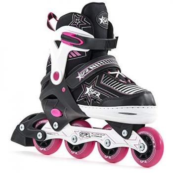 Patines en Línea Ajustables SFR Pulsar Rosa para Unisex Adulto, Tallas 35.5-39.5