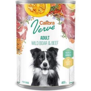 Calibra Comida Húmeda Verve Grain Free Adult De Jabalí Y Ternera