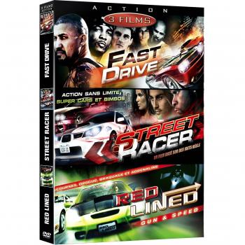 Bolide - Coffret 3 films : Fast Drive + Street Racer + Red Lined - Gun & Speed [Francia] [DVD]