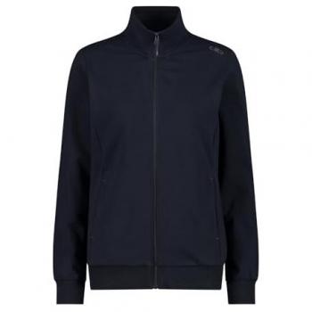 CMP Women's Stretch Full Zip Sweatshirt - B.Blue/Grey, Size XS