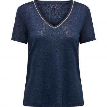 Only Onldorit Women's V-Neck Shine T-Shirt