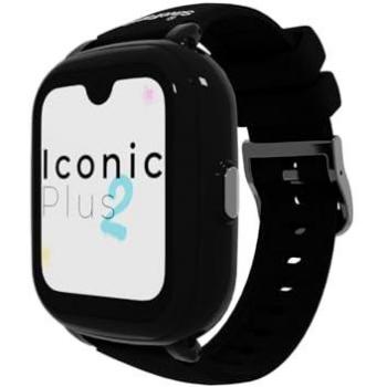 Reloj Inteligente para Niños Iconic Plus 2 con GPS, Llamada, Videollamada, IA y Correas Intercambiables - Gotham Black