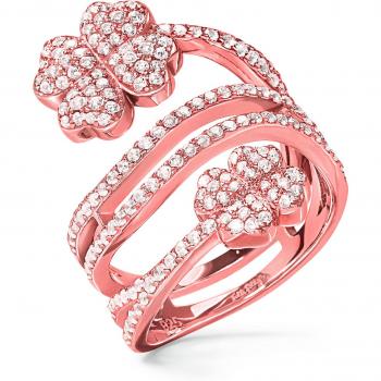 Anillo Folli Follie Mujer 3R17S048RC, Talla 54, Diseño elegante y moderno, Material de alta calidad, Acabado en color rosa, Ideal para ocasiones especiales
