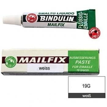 Bindulin Mailfix - Recubrimiento de pasta plástica fluida para reparación de esmalte y porcelana, elimina defectos en superficies esmaltadas