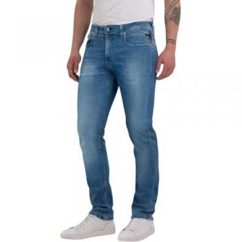 Replay Men's Stretch Slim-Fit Straight Jeans GROVER in Various Washes, Medium Blue 36W/32L