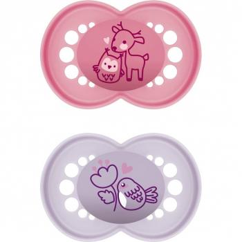 Chupete Mam Silicona Original Pure +16m Rosa